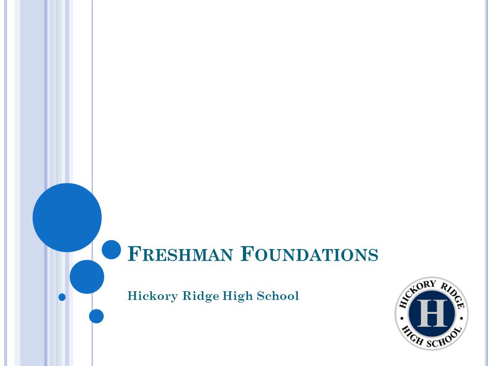 F Reshman F Oundations Hickory Ridge High School Ppt Download