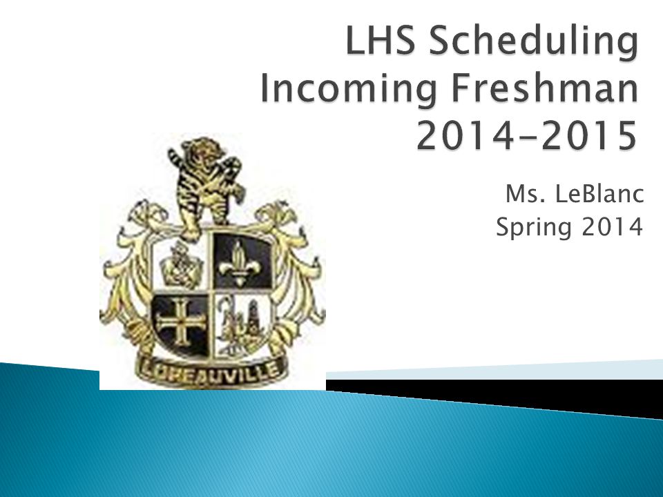 Ms. LeBlanc Spring 2014