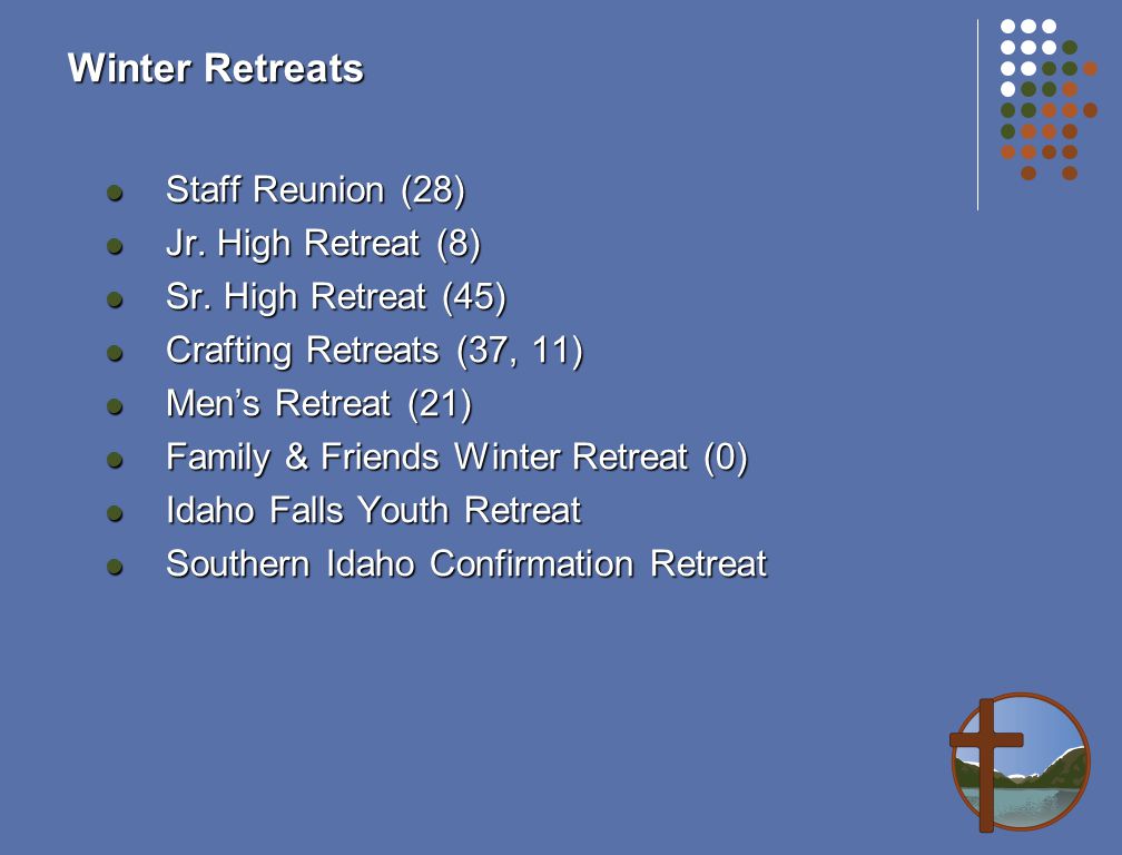 Winter Retreats Staff Reunion (28) Staff Reunion (28) Jr.