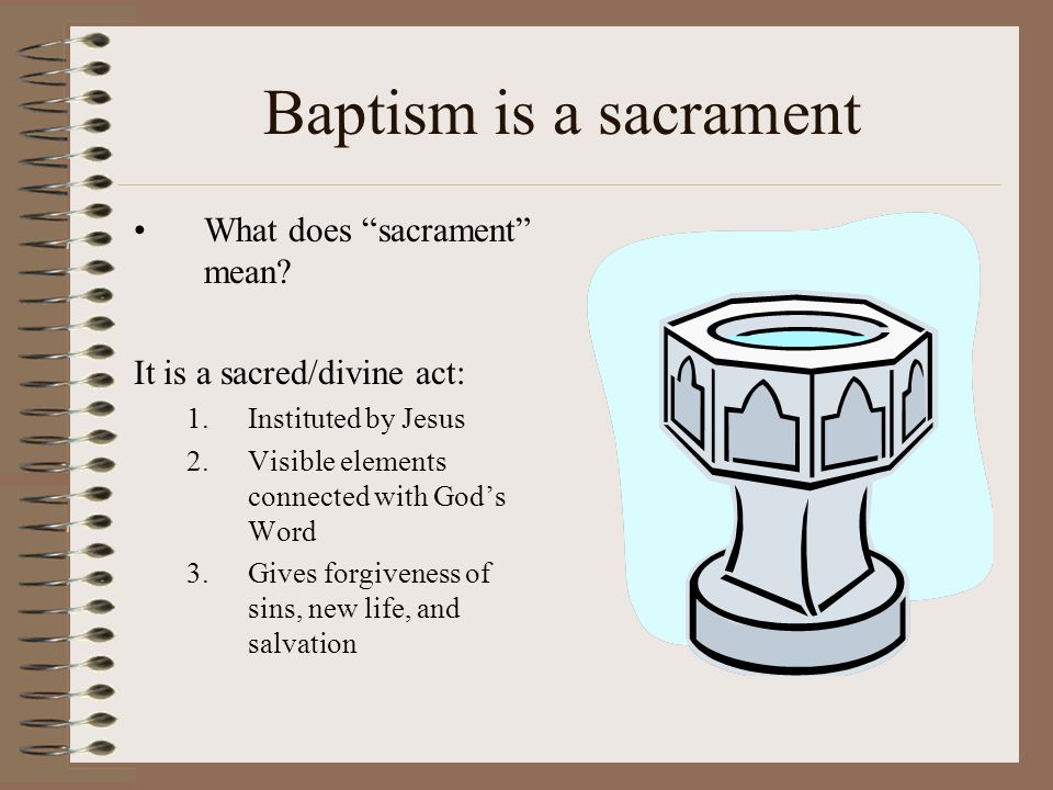 Christian Baptism Lesson 18