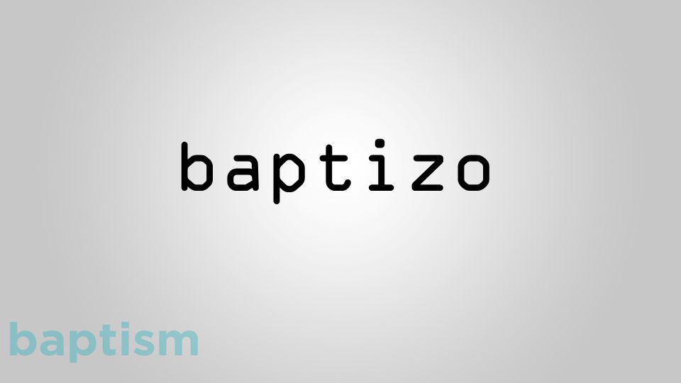 baptizo