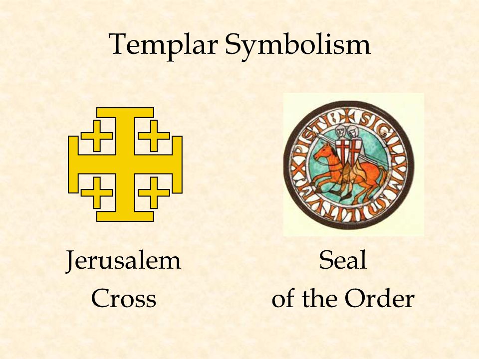 Templar Symbolism Seal of the Order Jerusalem Cross
