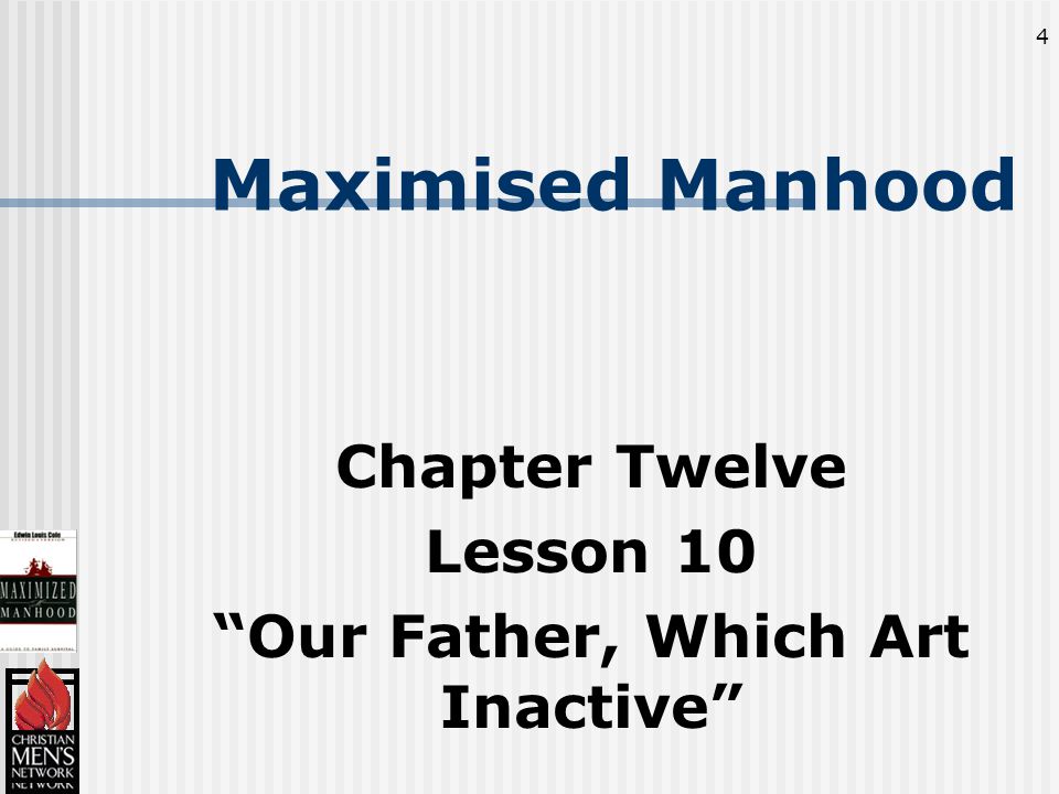 Maximized Manhood - Part 1 