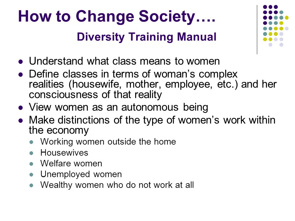 How to Change Society….