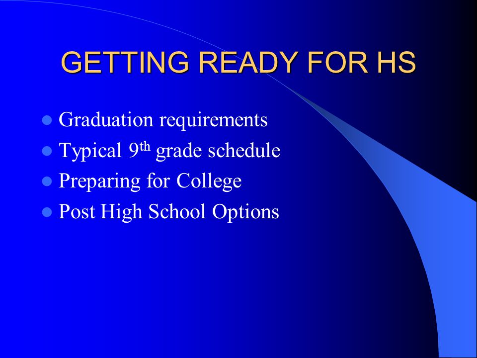 High School Planning Are You Thinking About Your Child’s Future