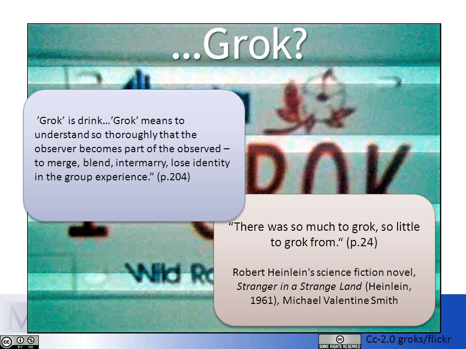 1 Why We Design Education 2015 to Learn What? Grok in a Google World