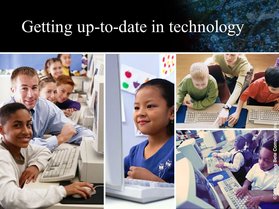 Getting up-to-date in technology