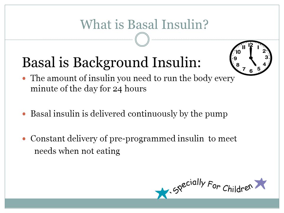 What is Basal Insulin.