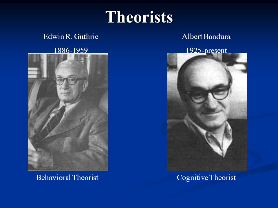 Theorists Edwin R.