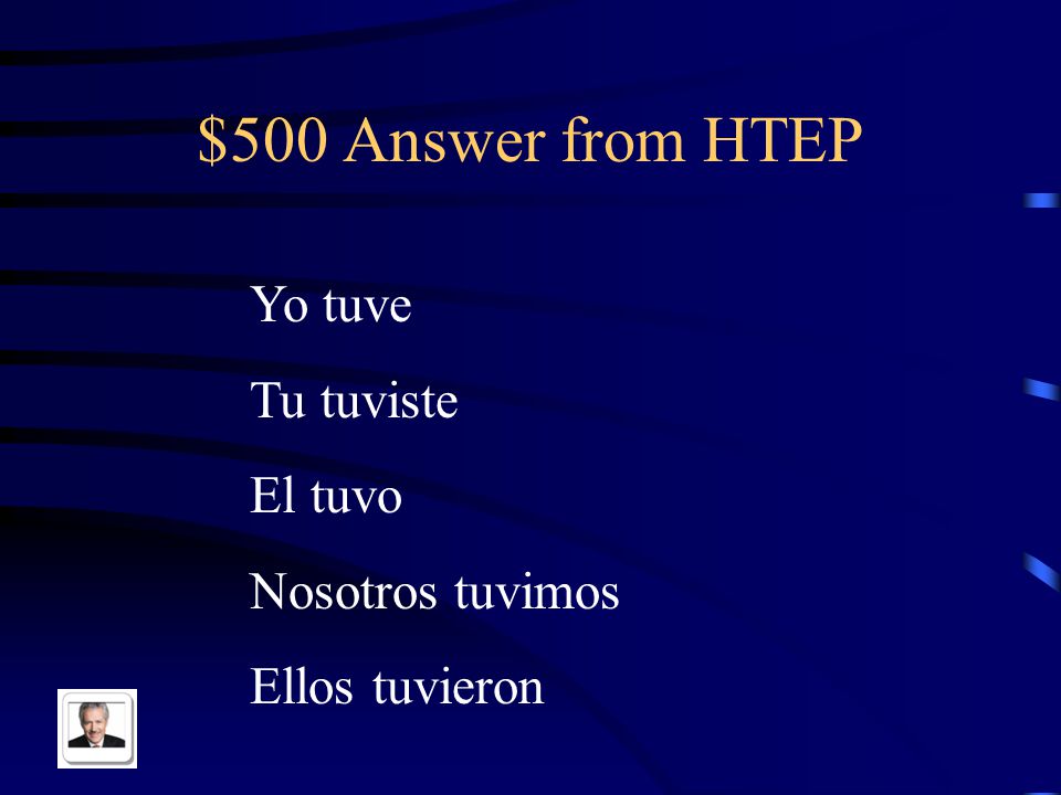 $500 Question from HTEP Conjugate Tener