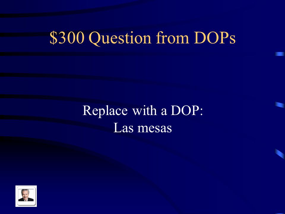 $200 Answer from DOPs los
