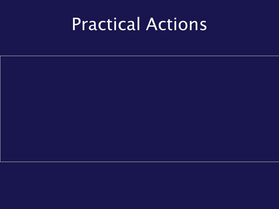 Practical Actions