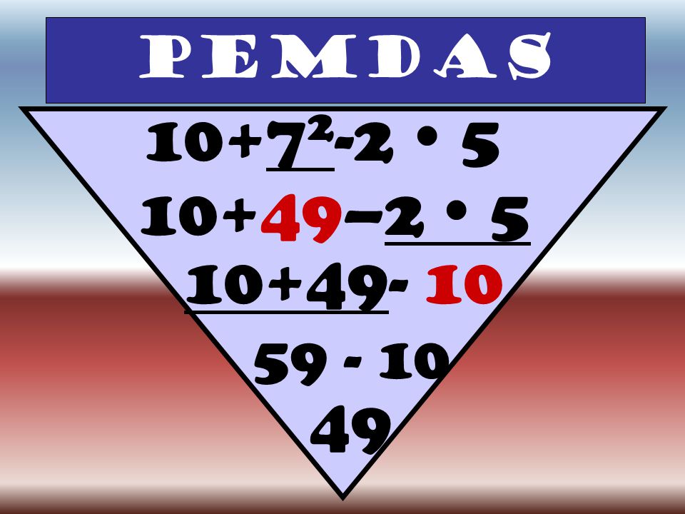 PEMDAS  –2 