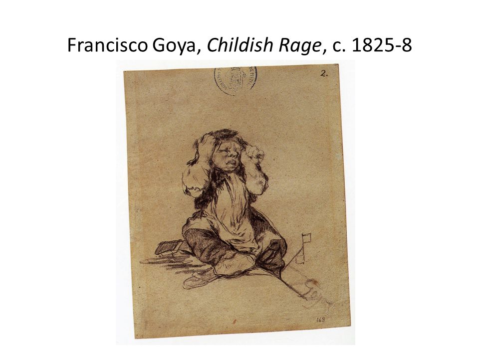 Francisco Goya, Childish Rage, c