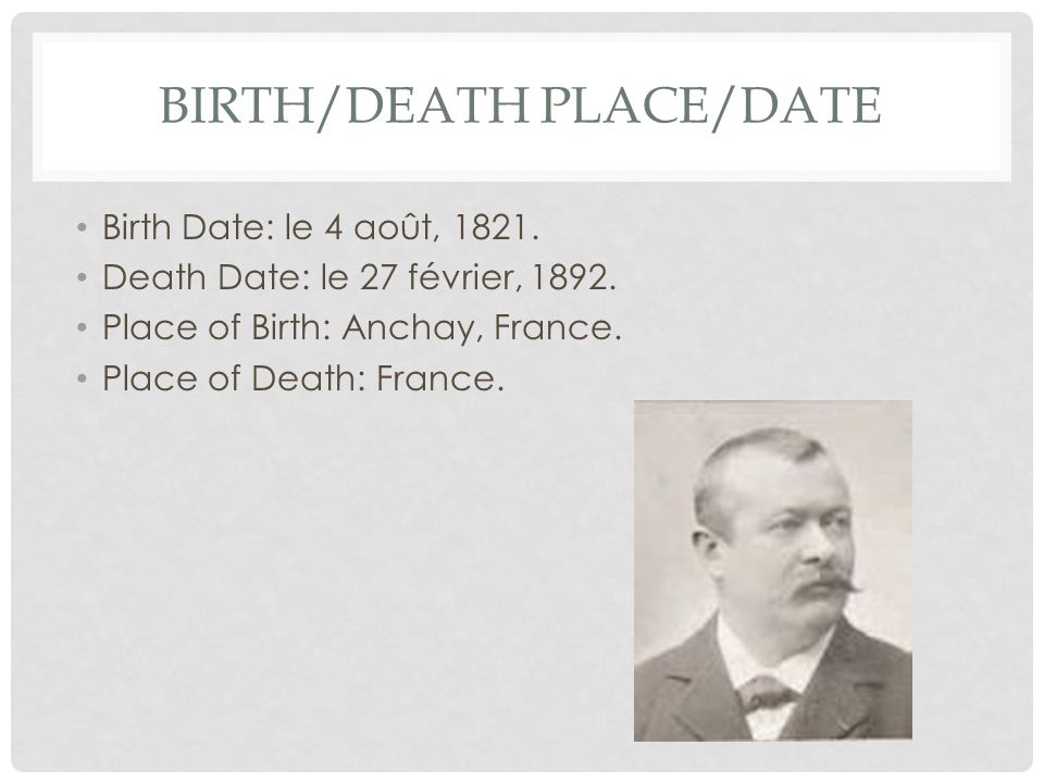 Louis Vuitton Birth Death Place Date Birth Date Le 4 Aout Death Date Le 27 Fevrier Place Of Birth Anchay France Place Of Death France Ppt Download Louis Vuitton Birth Death Place Date Birth Date Le 4 Aout Death Date Le 27 Fevrier Place Of Birth Anchay France Place Of Death France Ppt Download