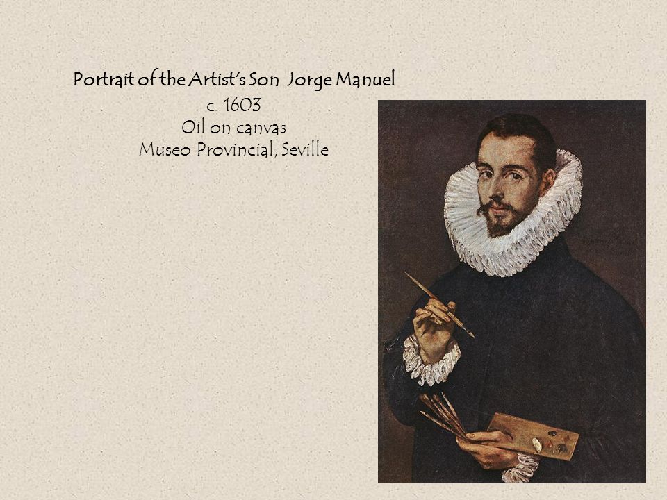 Portrait of the Artist s Son Jorge Manuel c Oil on canvas Museo Provincial, Seville