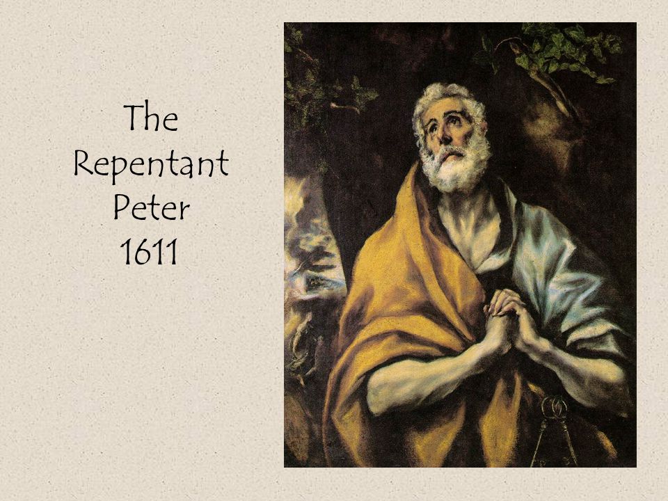 The Repentant Peter 1611