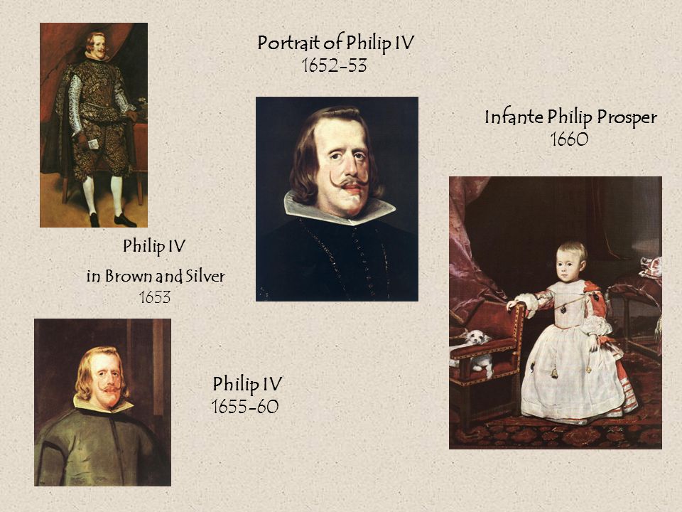 Philip IV in Brown and Silver 1653 Portrait of Philip IV Philip IV Infante Philip Prosper 1660