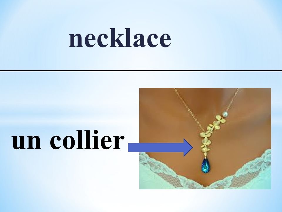 necklace un collier