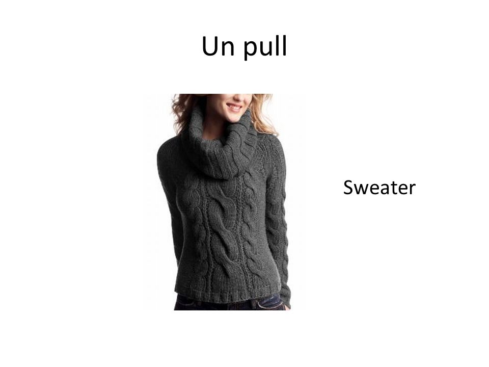 Un pull Sweater