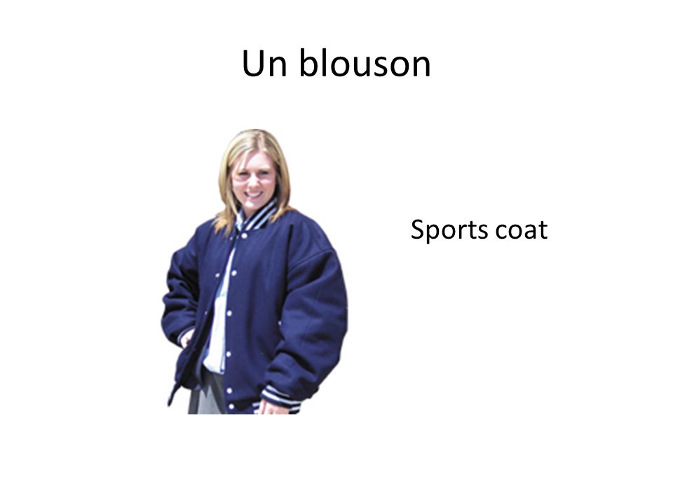 Un blouson Sports coat
