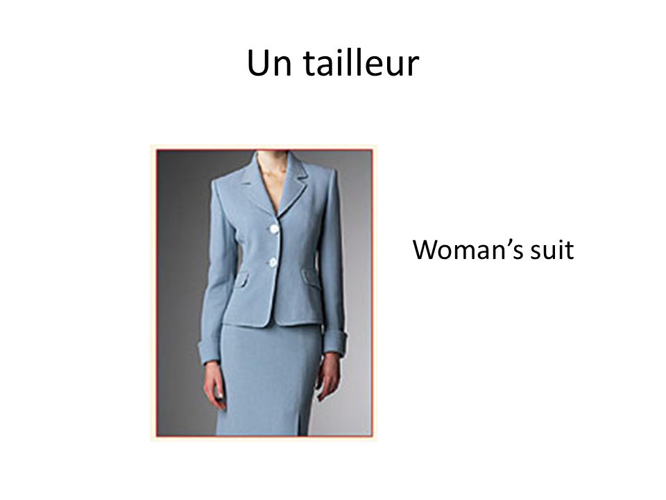 Un tailleur Woman’s suit
