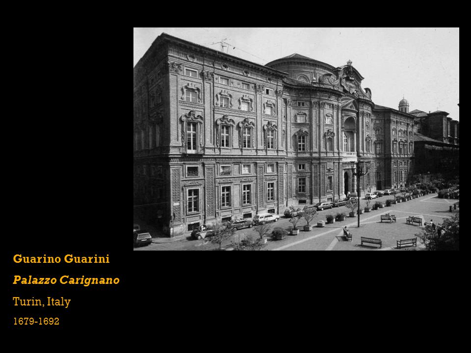 Guarino Guarini Palazzo Carignano Turin, Italy