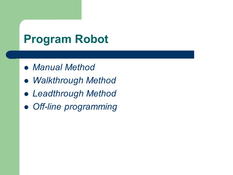 ROBOT INDUSTRI A robot is a programmable, multi-function manipulator  designed to move material, part, or special devices through variable  programmed motions. - ppt download