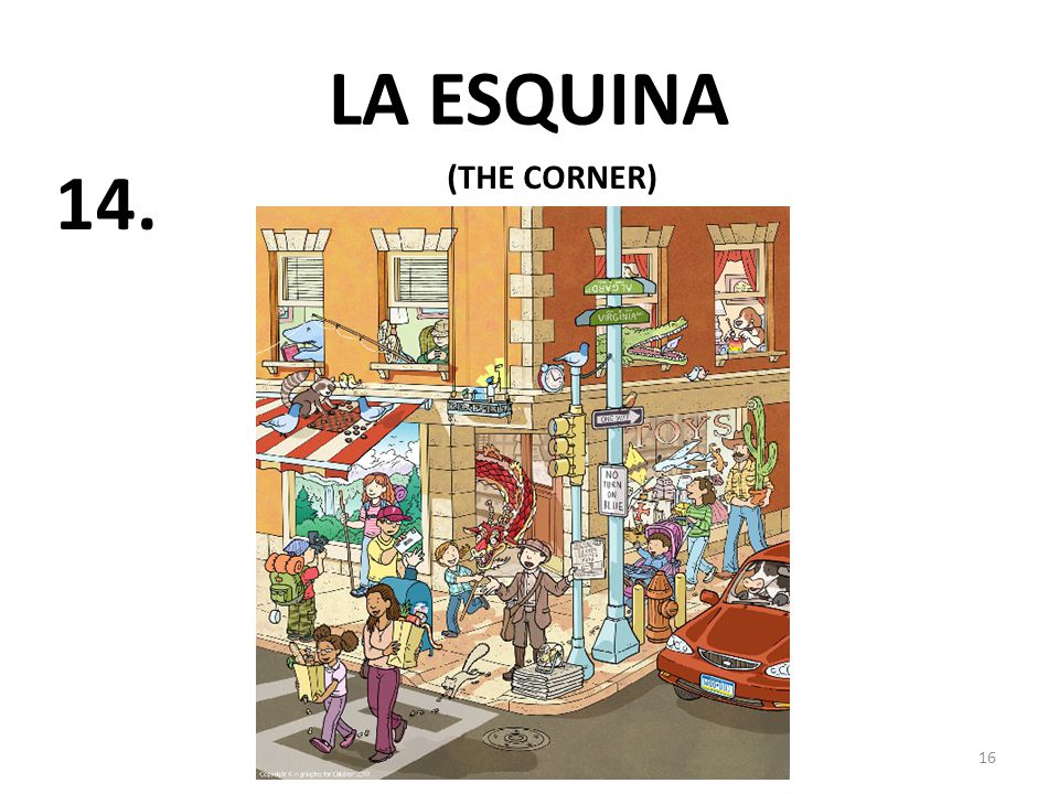 16 LA ESQUINA (THE CORNER) 14.