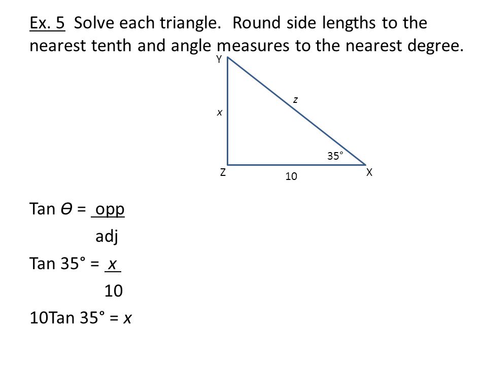 Right Triangle Trigonometry. Sin Ɵ 