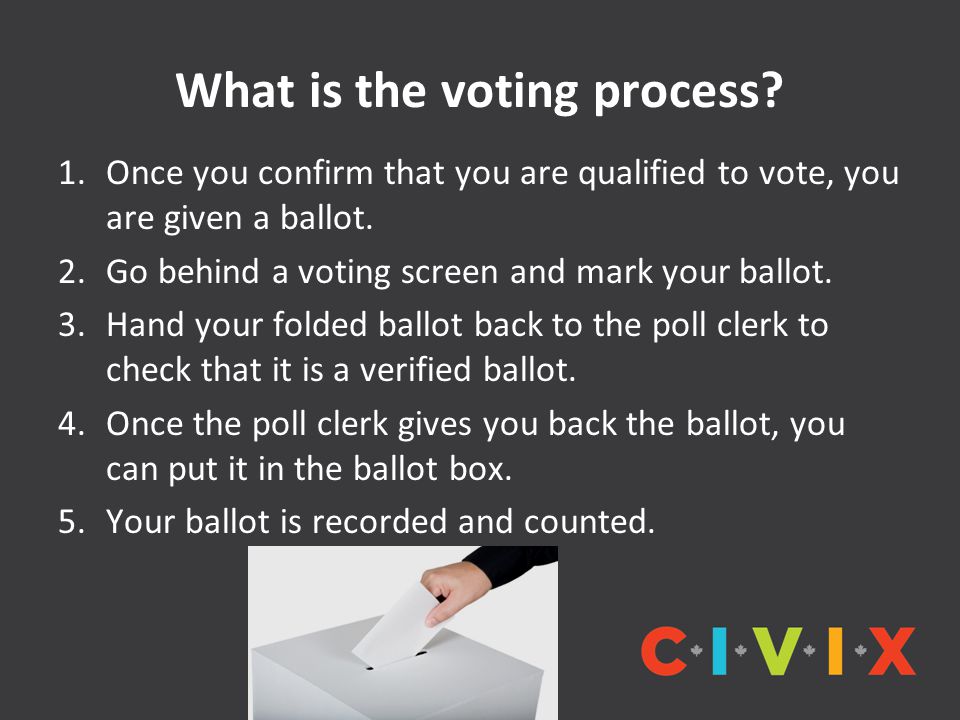 What is the voting process.