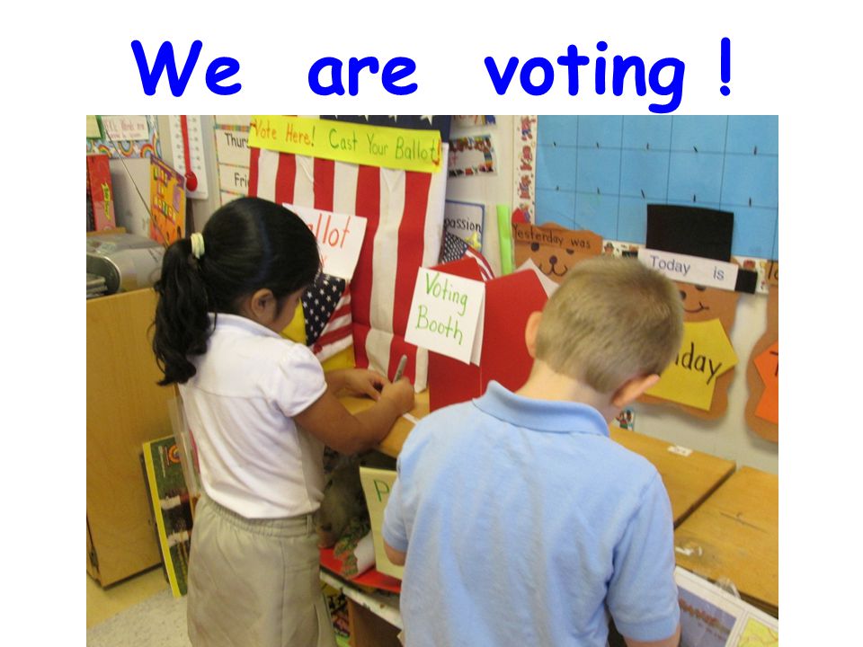 We are voting !