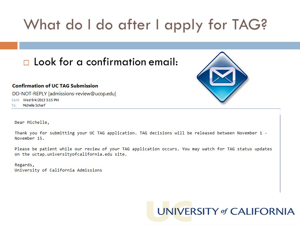 tag university of california