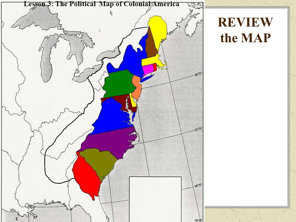 REVIEW the MAP