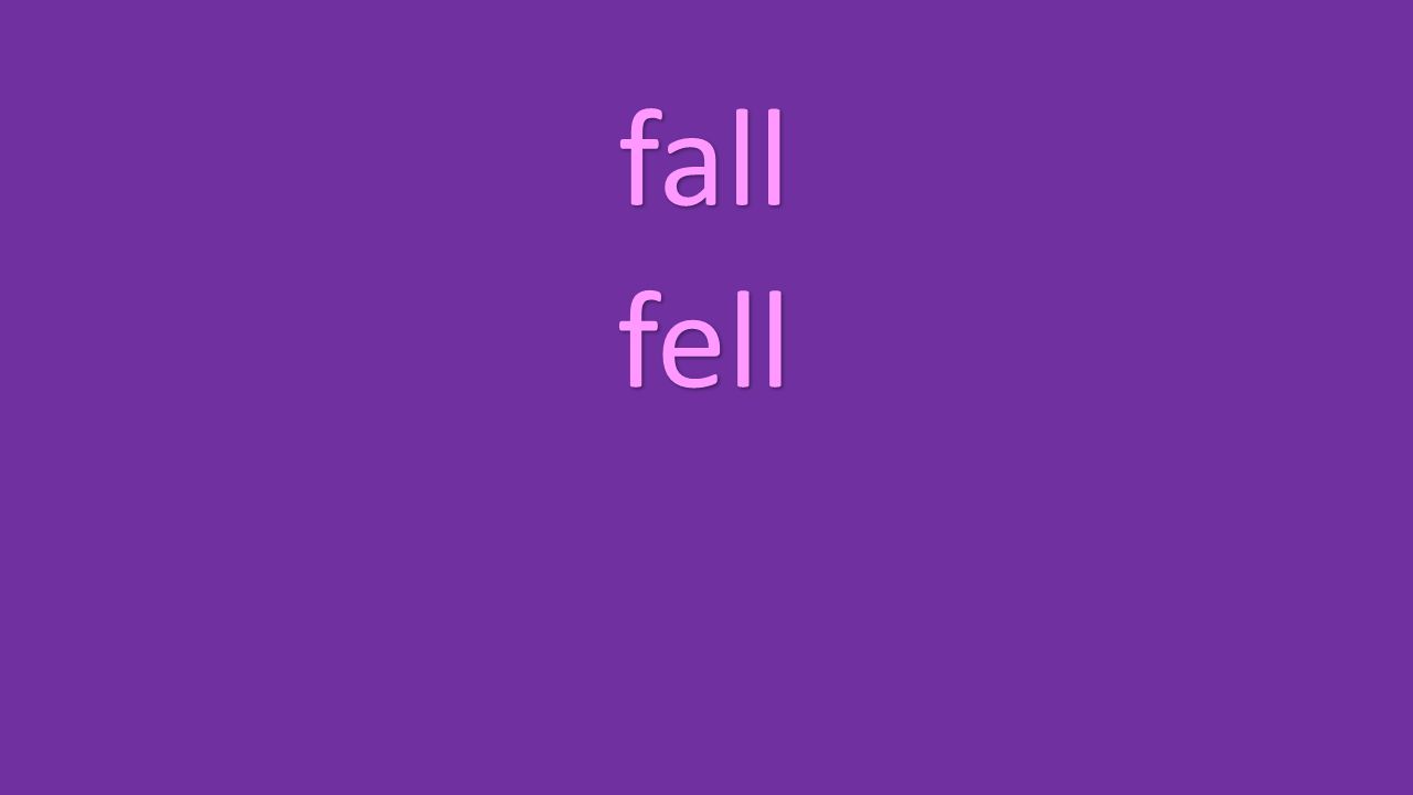 fall fell