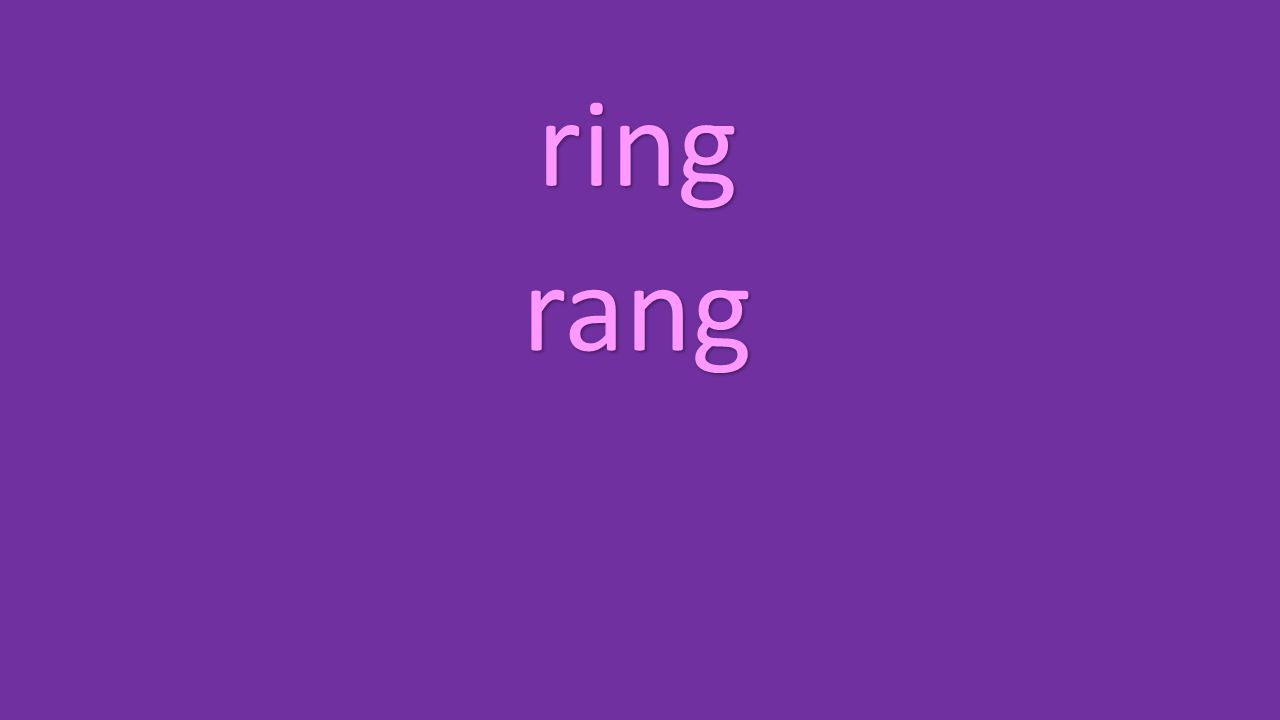 ring rang