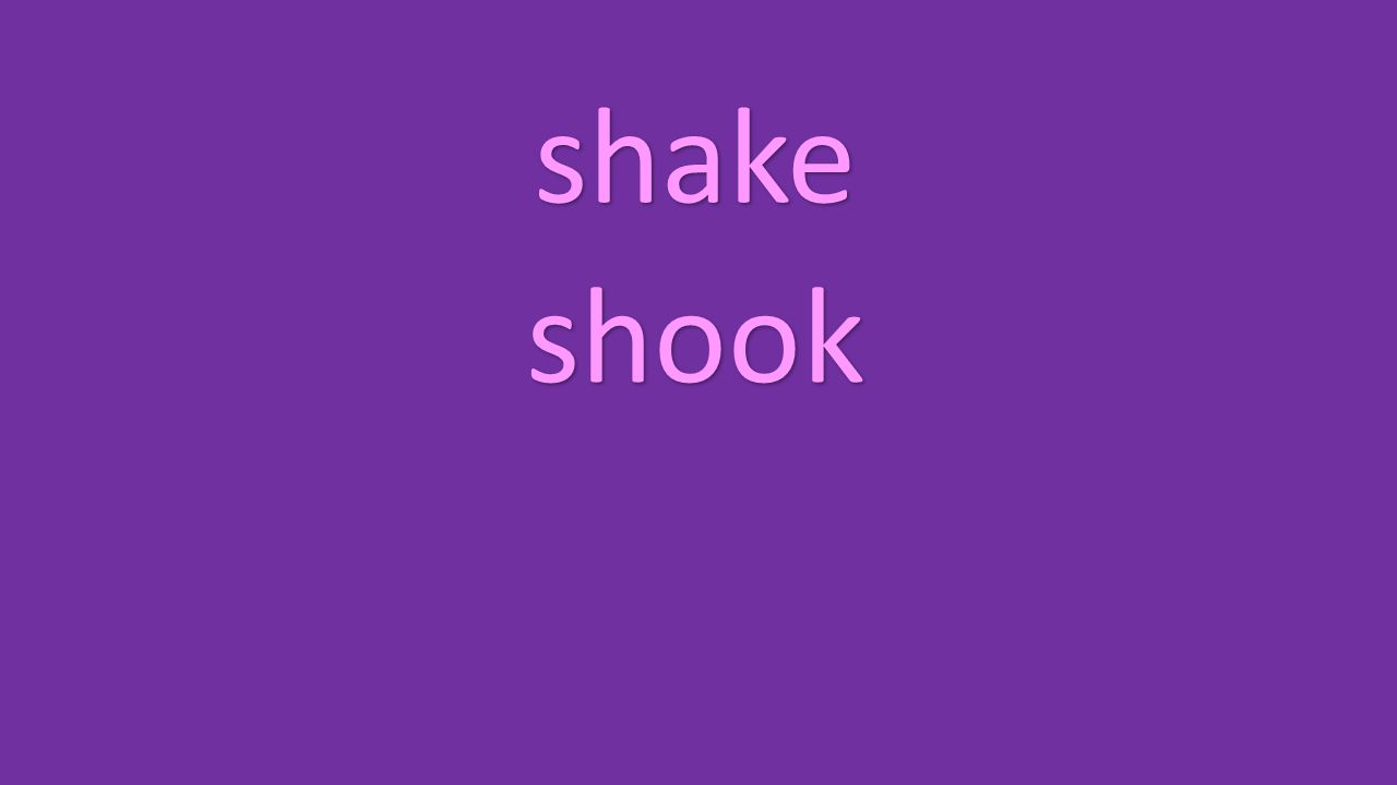 shake shook