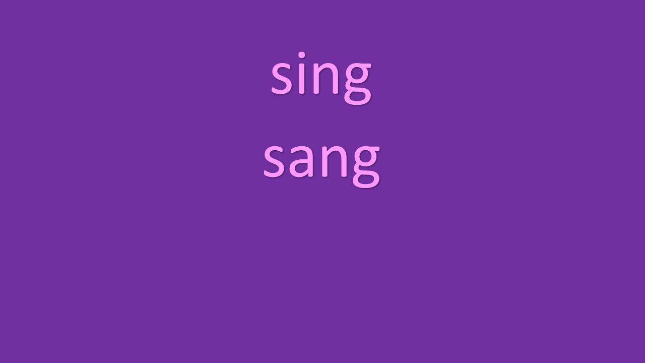 sing sang