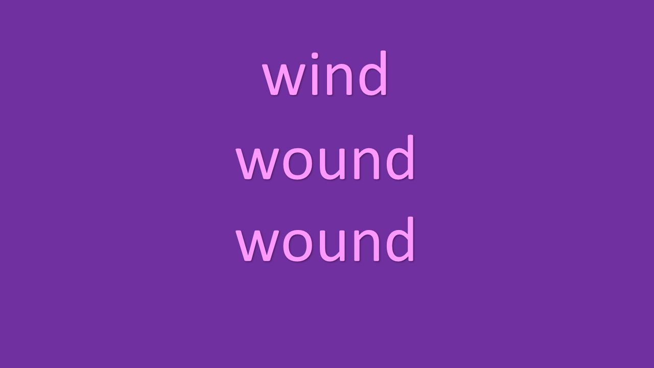 wind wound wound