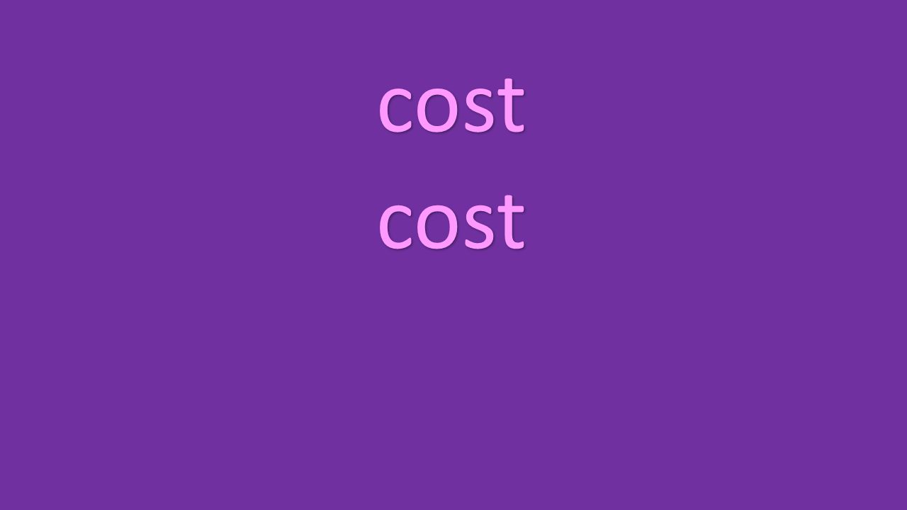 cost cost