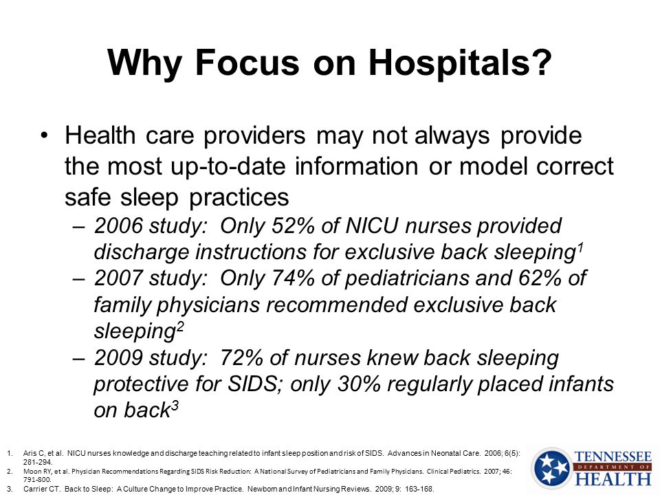Why Focus on Hospitals.