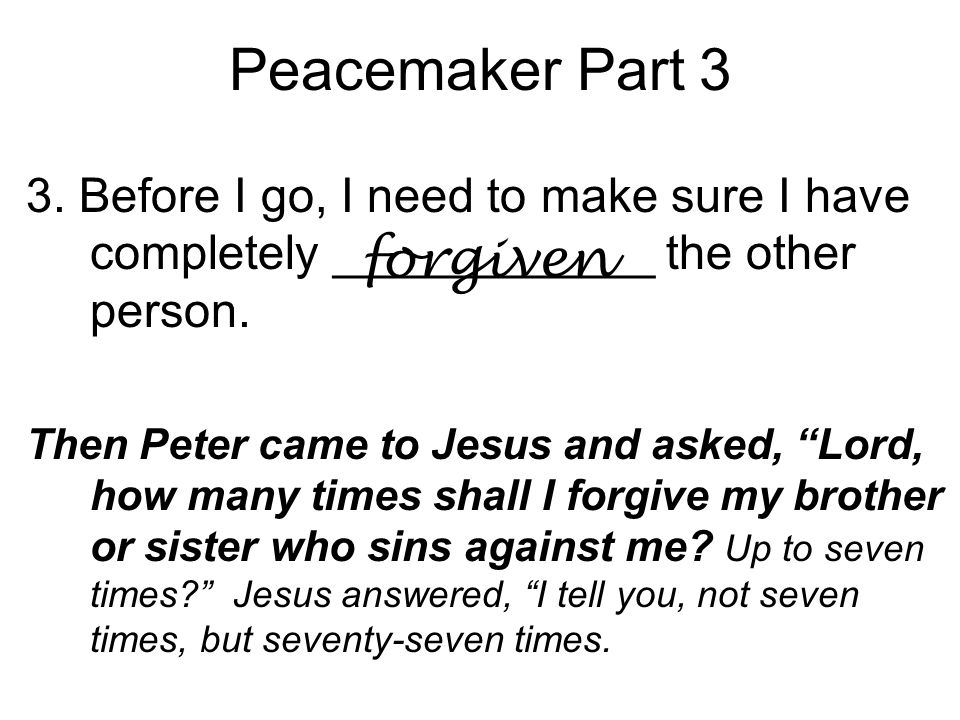 Peacemaker Part 3 3.