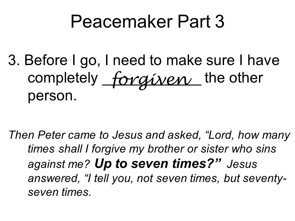 Peacemaker Part 3 3.
