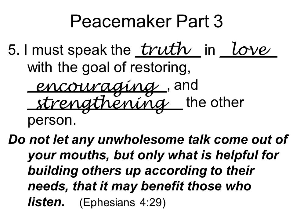 Peacemaker Part 3 5.