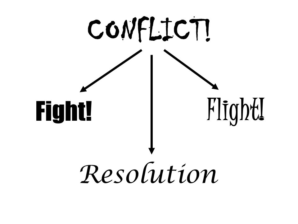 CONFLICT! Fight! Resolution Flight!
