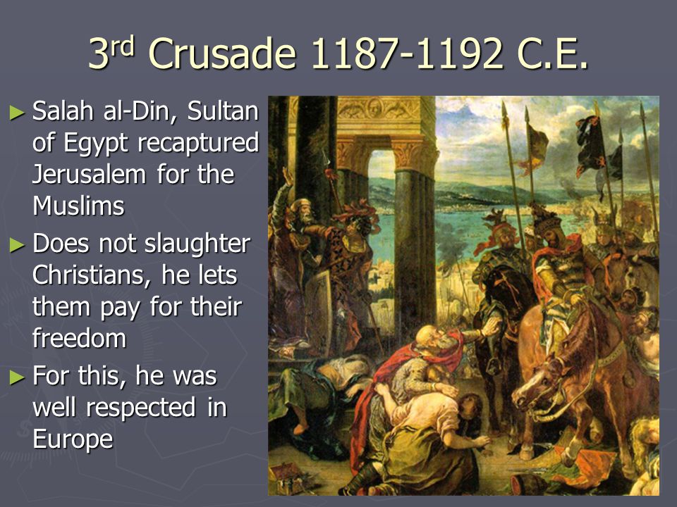 3 rd Crusade C.E.