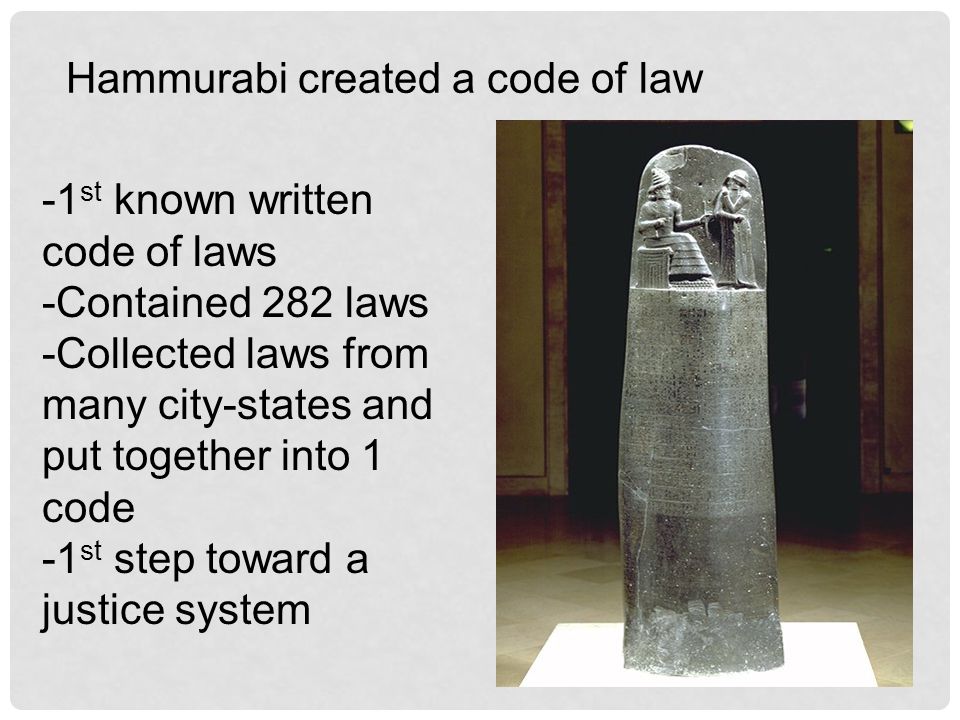 what was the impact of the code of hammurabi