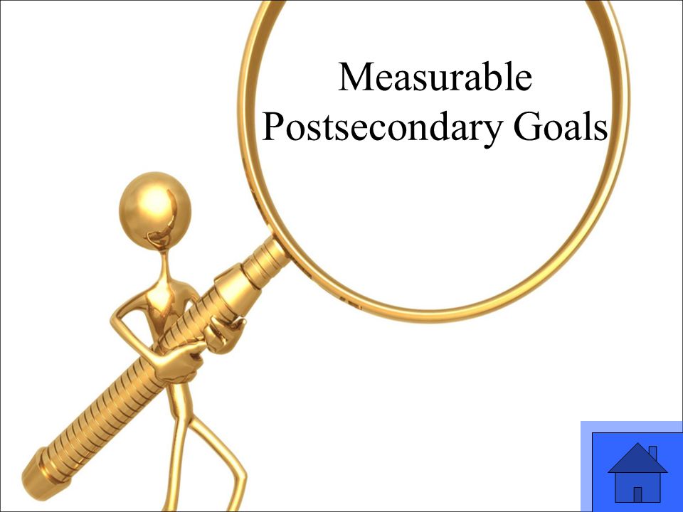 15 Measurable Postsecondary Goals