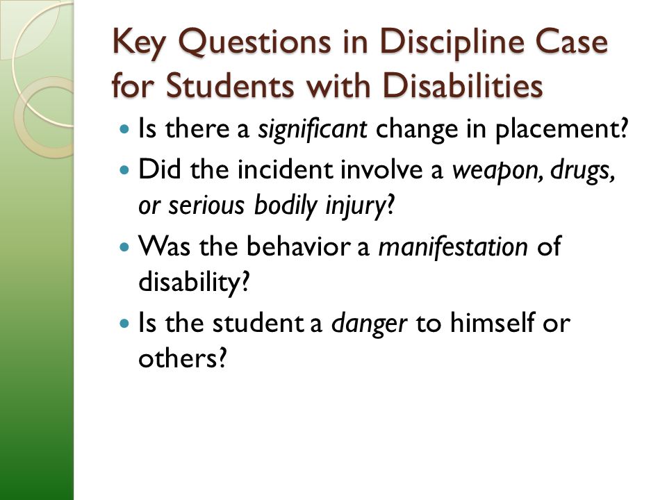 A Danger To Students With Disabilities >> Special Education Law And Discipline David Nash Esq Njpsa Legal A Danger To Students With Disabilities >> Special Education Law And Discipline David Nash Esq Njpsa Legal