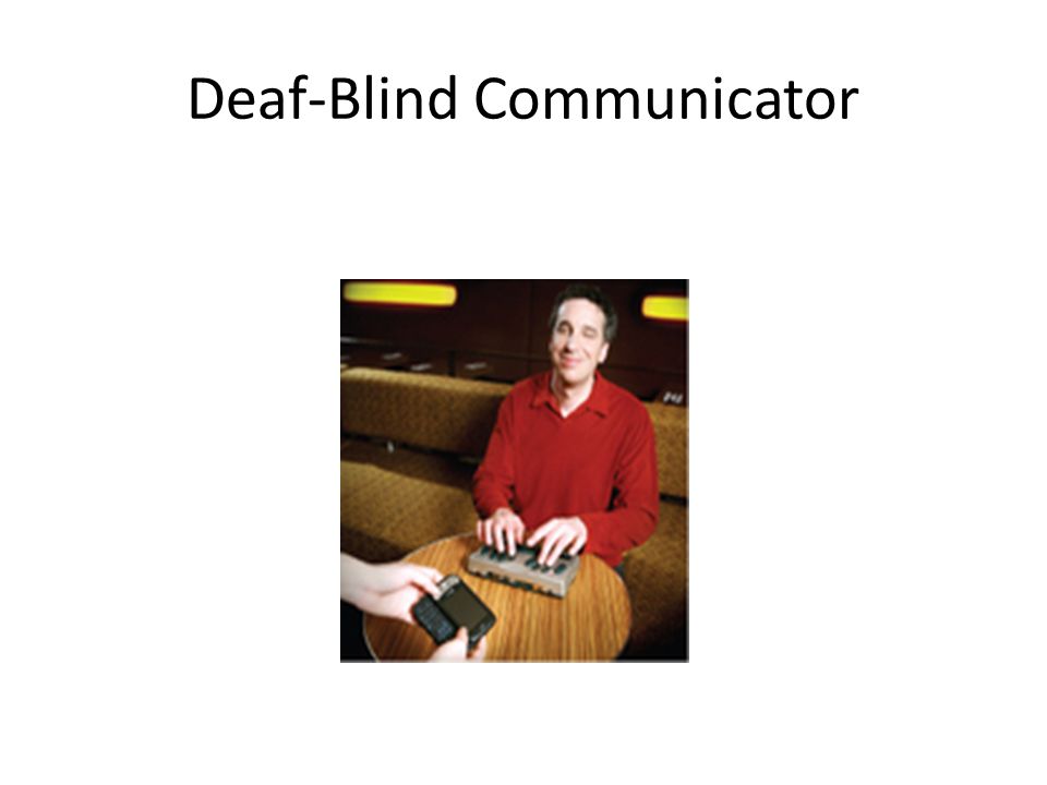 Deaf-Blind Communicator